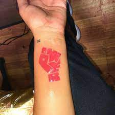 Shorthand for blood and honour, a skinhead group. Black Power Tattoo Red Ink Tattoos Silhouette Tattoos Girl Thigh Tattoos