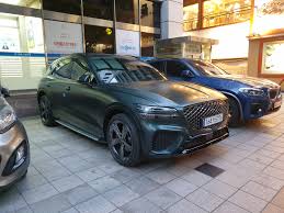 · race red exterior paint with white stripes. Datei Genesis Gv70 Jk1 Sport Matte Grey 2 Jpg Wikipedia