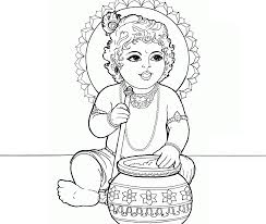 Krishna Coloring Google Search Coloring Book Art Krishna Drawing Outline Drawings
