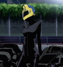 Celty The Hot Headless Biker Durarara Comic Book Style Anime Motorcycle