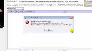 Harus mempersiapkan bahan untuk flash oppo joy r1001 seperti driver oppo joy r1001, sp proses flash oppo joy r1001 akan berlangsung beberapa menit, jika flash oppo joy r1001 emi enable dram failed hint: Sp Flash Tool S Chksum Error 1041 And Pmt Change Solved By Mbah Rebo