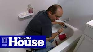 Pour 1 cup of undiluted bleach down into the drain and wait for around 15 minutes. How To Clear A Clogged Bathtub Drain This Old House Youtube