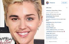 , studied science & justin bieber at wheatley park school. Miley Cyrus Wishes Justin Bieber Happy Birthday In Her Own Way 93 3 Fm