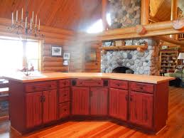 idyllic home red barn wood kitchen