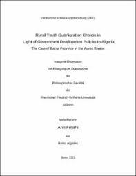 Try enhanced profile free for a month. Rural Youth Outmigration Choices In Light Of Government Development Policies In Algeria