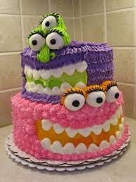 Monster Cake Monster Kuchen Lustige Torten Kreative Kuchen