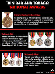 Order of the republic of trinidad and tobago. National Awards Of Trinidad Tobago Carnegie Free Library San Fernando Facebook