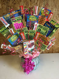 Birthday Gift Baskets For Mom Lottery Ticket Gift Basket I Made For My Mom S 64th Birthday It Has 64 Dollars Worth Of Lottery Tickets Lottery Ticket Gift Raffle Baskets Diy Gift Baskets