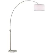 Nova Arcing Linen Shade Arc Floor Lamp 15907 Lamps Plus Arc Floor Lamps Floor Lamp Modern Floor Lamps
