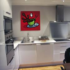 Decoration Murale Des Tableaux Colores Pour Decorer Votre Cuisine Le Cafe Sucre Decoration Murale Parement Mural Cuisine Salle A Manger