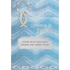 Gluckwunschkarte Mit Schlusselanhanger Gluckwunsche Zur Firmung 5 Stuck Vivat Shop At