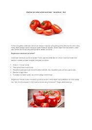 Artikel ini telah dilihat 16.488 kali. Doc Manfaat Jus Tomat Untuk Kesehatan Kecantikan Diet Isyana Raisa Academia Edu