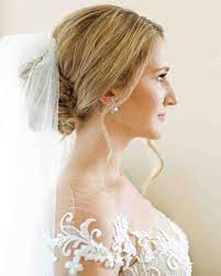 An Intimate Wedding At The Groom S Family Ranch In Oklahoma Bridal Updo With Veil Winter Wedding Hair Wedding Hairstyles Bride