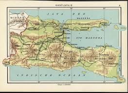 Travelling to jakarta, java, indonesia? Eastern Java Madura Indonesia Malang 1940 Vintage Color Lithograph Map At Amazon S Entertainment Collectibles Store