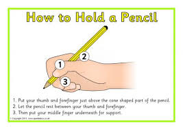 How To Hold A Pencil Posters Sb5947 Sparklebox
