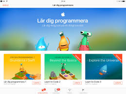Swift Playgrounds Spel Som Lar Barn Att Programmera Med Kod
