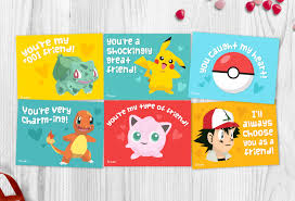 Printable birthday cards for mom. Free Printable Pokemon Valentines Cards For Kids