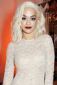 Rita Ora S Ever Changing Hair Takes New Form As A White Hot Lob And We Love It Blonde Bob Hairstyles Ice Blonde Hair White Blonde Hair