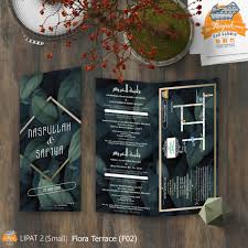 Kad kahwin murah serendah batang kali ulu yam kuala kubu bharu bukit beruntung rawang kad kahwin cenderahati stiker tq tag banner bunting mug. Kad Kahwin Super Murah Kod Flora Terrace F Shopee Malaysia