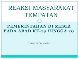 Pada 2000, ikhwanul muslimin merebut 17 kursi di dpr mesir. Reaksi Masyarakat Tempatan Sejarah Stpm P2