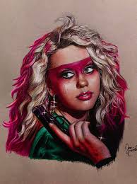 Cuz I'm a star. Ain't nobody else like me. The whole world's gonna know my  name." ⭐🎬 Mia Goth as Maxine Minx in Ti West's MaXXXine in fan-made  tribute drawing. Now playing