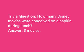 Oct 26, 2021 · take the quiz: 100 Fun Disney Trivia Questions Answers Hard Easy