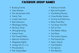 Check out our complete list of book club names using our generator. Facebook Groups Names 600 Good Group Name Ideas