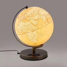 Wild And Wolf 10 Inch Vintage Inspired Led Light Up Globe In 2020 Led Lights Globe Decor Globe Lamps