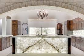 King's marble & granite is the leading stone installer in the new orleans area. Back Lit Stone Transitional Kitchen New Orleans By Sheppard S Countertops Houzz