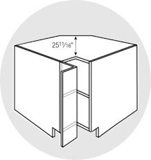 I think the width should be less than 335. Corner Cabinets Cw Kitchen And Bath