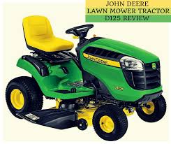 john deere lawn mower tractor d125