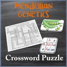 Punnett square two identical genes for the same trait. Genetics Crossword Puzzle Activities Worksheets Tpt