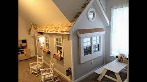 Your children will be able to imagine easily themselve in the nature playhouse with its kitchen! My Husband Built This Inside Playhouse For Our Foster Children It Has A Kitchen And Real Working Windows And Lights Pics
