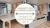Ein ausziehbett an der linken seite (liegefläche 2,0 m x 1,13 m) mit 60 mm starken matratzen. Bus 10 Schlafen Ein Ausziehbett Muss Her Aber Wie Youtube