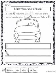 Phrases Melees French Build A Sentence Freebie Teaching French French Language Learning French Lessons