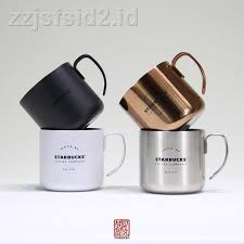 Keep your coffee warm and your hands cool with your new favorite tumbler. Starbucks Cup Limited Selection Classic Black And White Gold Silver Stainless Steel Table Top Mug Handle Simple Coffee Shopee Indonesia