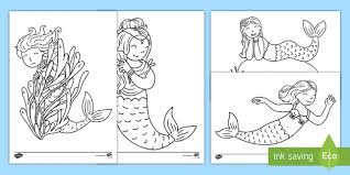 It's easy to make and use these mermaid paper dolls! Mermaid Colouring Pages Free Mermaid Pictures To Print