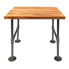 What better way to add in a little industrial to your decor than with a pipe end table? Restore Sunset Cedar Stain Solid Wood End Table Set Pipe Decor