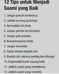 Bukankah kesimpulan ini menunjukkan tidak adil kepada wanita? Tips Suami Yg Baik Kutipan Keluarga