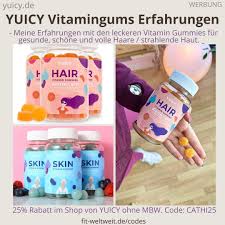 Yuicy Erfahrungen Fruchtgummies Hair Skin Vitamingums