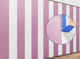 To prevent the stripe color from bleeding underneath the tape, first paint over the tape edge with the base coat and let dry. How To Paint Stripes On A Wall 12 Steps With Pictures Wikihow