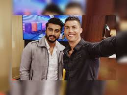 Cristiano ronaldo movies and tv shows. Arjun Kapoor S Epic Selfie With Portuguese Footballer Cristiano Ronaldo