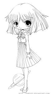 Linearts For Coloring By Yampuff On Deviantart Mermaid Coloring Pages Chibi Coloring Pages Halloween Coloring Pages