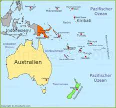 Tahiti is the largest island of the windward group of the society islands in french polynesia, located in the central part of the pacific oc. Australien Und Die Inseln Sind Ozeanien Geografie Landkarte Karten