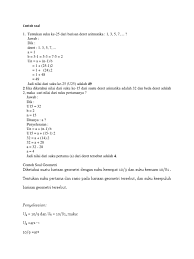 Diketahui deret geometri dengan suku pertama 6 dan suku keempat adalah 48. Contoh Soal Geometri