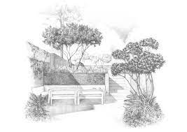 Pin On Garden Landscape Illustrations
