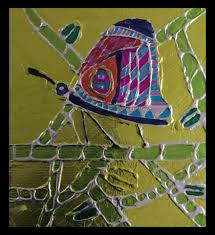 Butterfly Art 4th Grade Glue Line Relief Denette Fretz This painting is sealed with an acrylic sealer to protect.