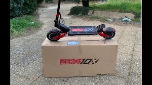 Unboxing Zero 10x Trottinette Electrique Youtube Autocaravana Cosas Para Comprar Compras