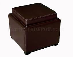Shop online at best buy for an incredible selection of ottomans from the best buy category directory. Dark Chocolate Color Contemporary Leather Ottoman With Storage
