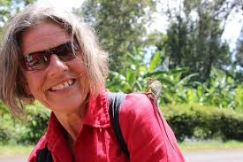 Lorraine Findlay working in Tanzania